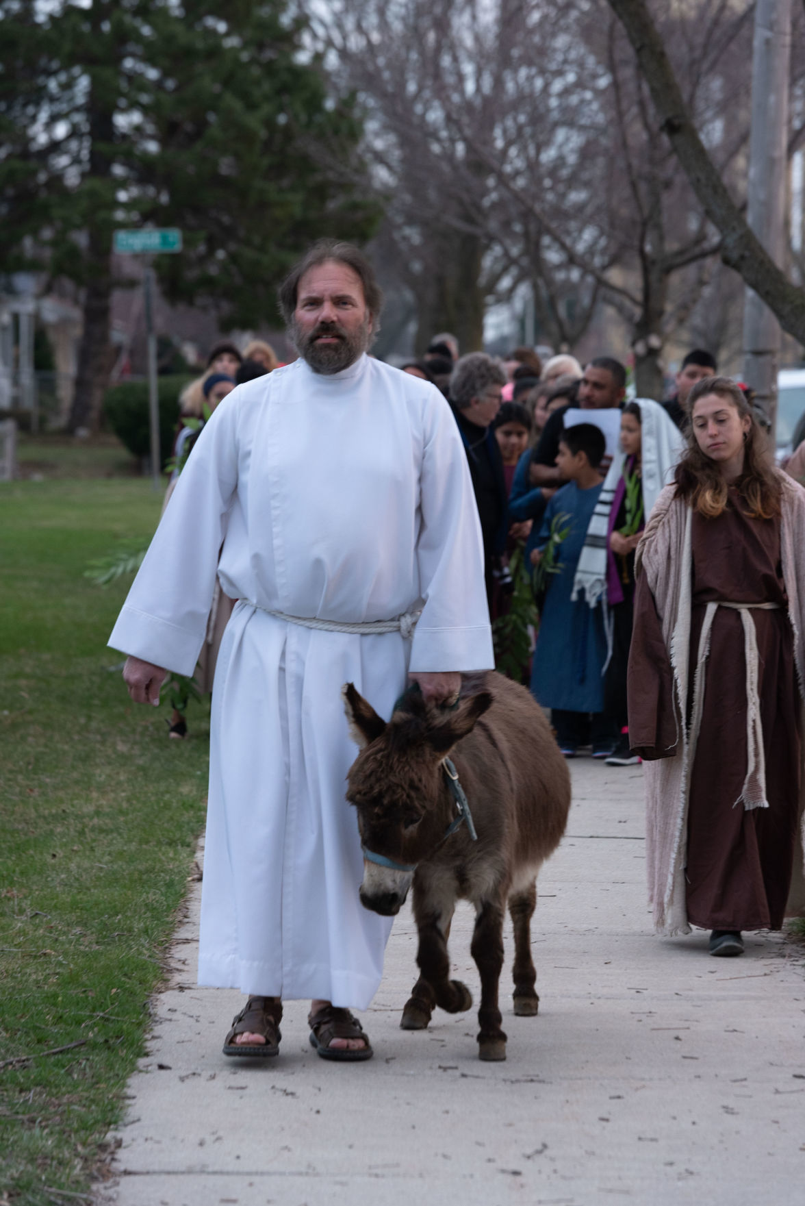 Emaus Lutheran hosts walk of the passion
